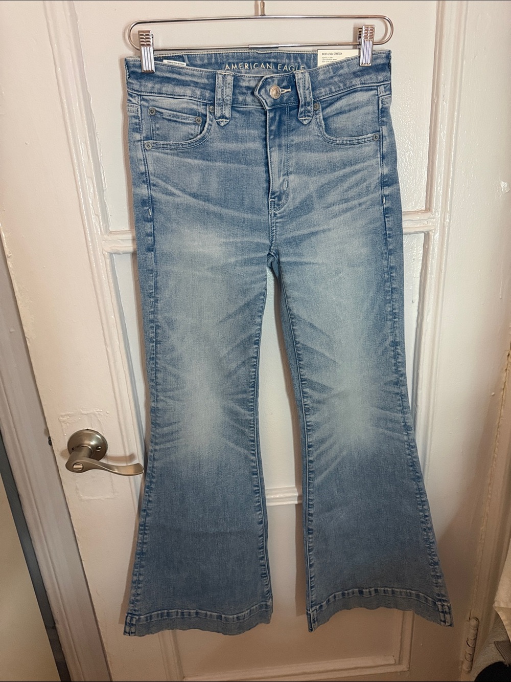American Eagle Outfitters Light Blue Flare Jeans